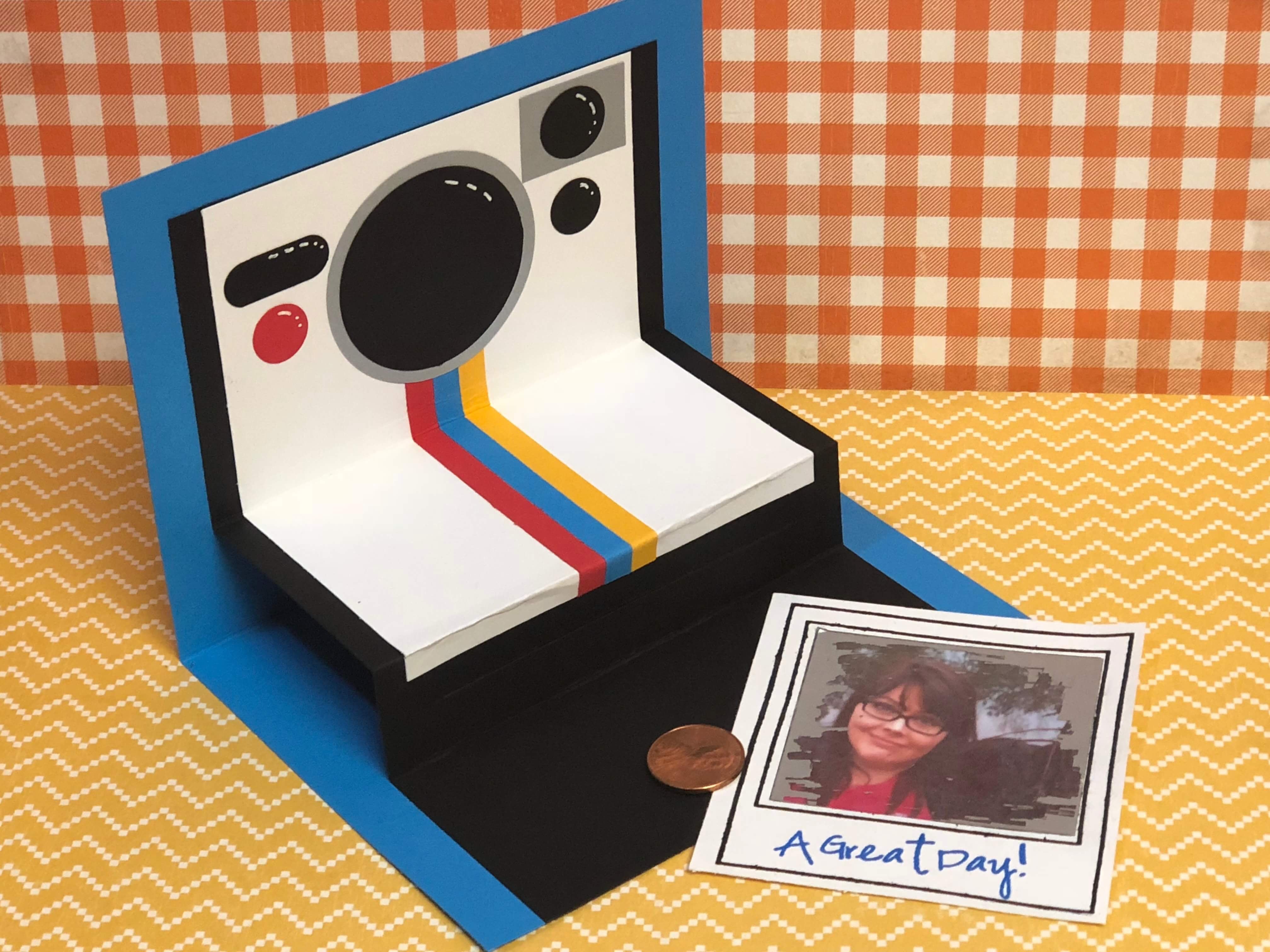 polaroid camera pop up
