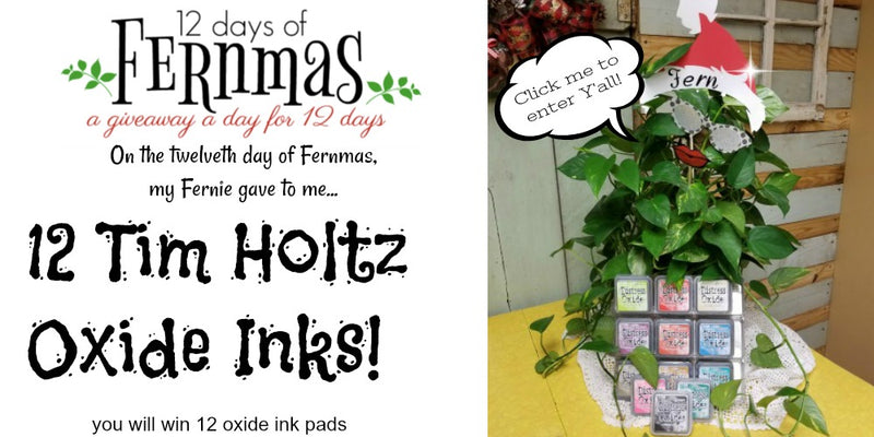12 DAYS OF FERNMAS, A GIVEAWAY A DAY FOR 12 DAYS~DAY 12