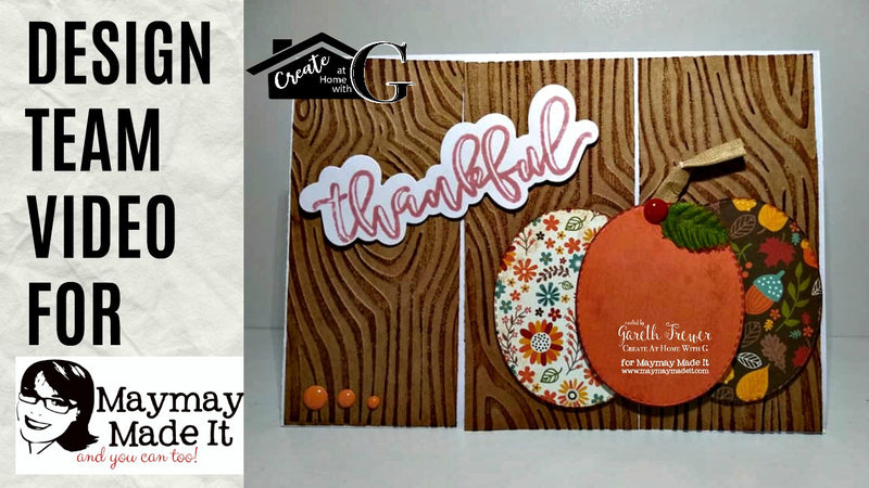Pallet Pumpkin Thankful Card