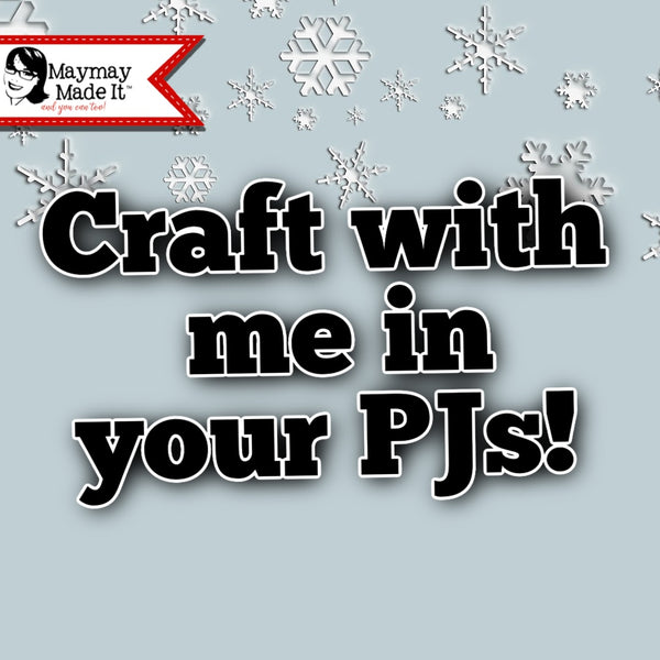 CRAFT WITH ME IN YOUR PJS! WINTER FUN FOLIO CLASS