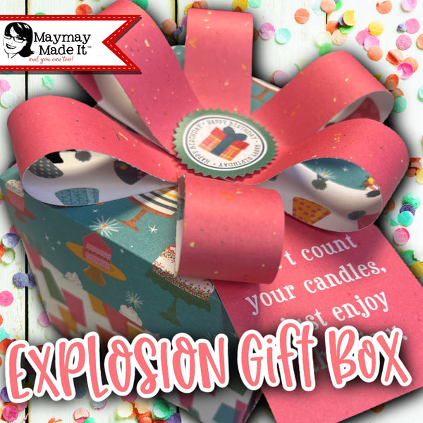 Birthday Explosion Box Board Tutorial