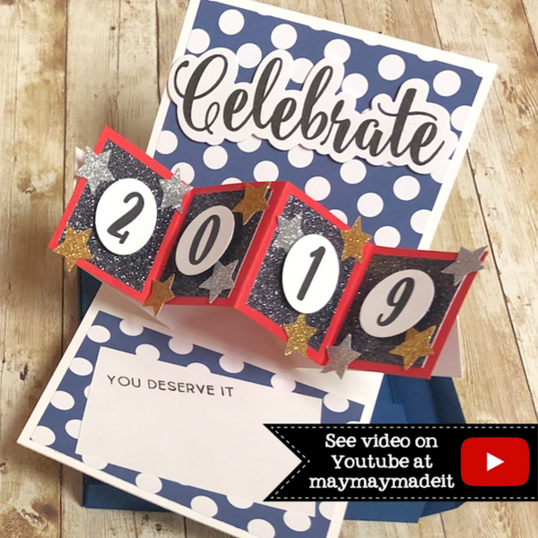 Pop and Twist Graduation Card with Box Envelope!
