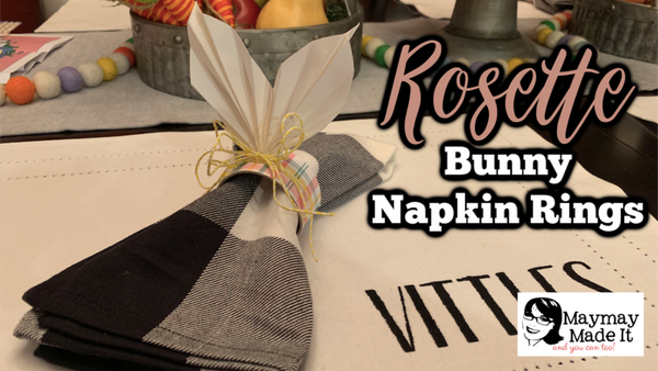 Rosette Bunny Napkin Rings