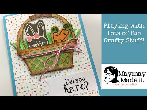 Playing around and making a card using lots of fun crafty stuff!
