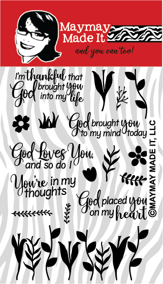 Maymay's God Loves You 4x6 Stamp Set {A45}