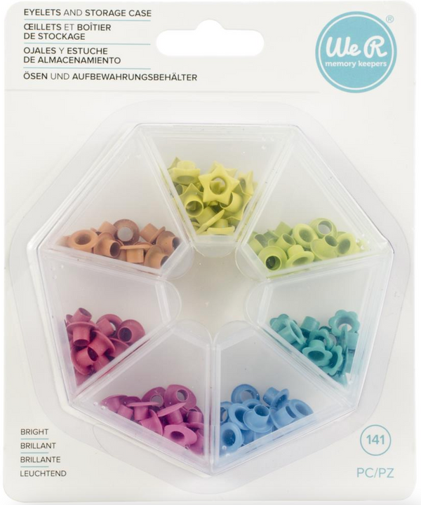 We R Memory Keepers Bright Eyelets W/Storage Case {F218}