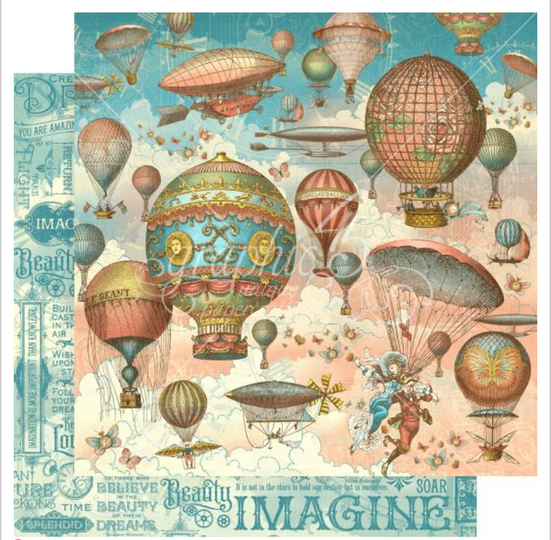 Graphic 45 12x12 Imagine Collector's Edition Pack {C103}