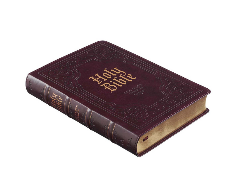 Choice Books KJV Antique Brown Faux Leather Giant Print Bible {C516}