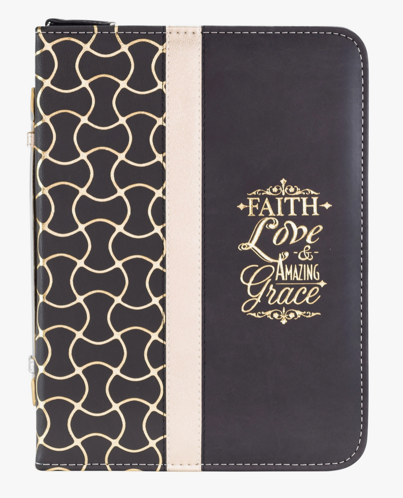 Divinity Boutique XL Faith Love & Amazing Grace Bible Cover {R10}