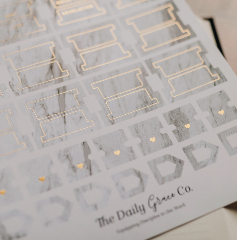 The Daily Grace Co. Marble Bible Tabs {C416}