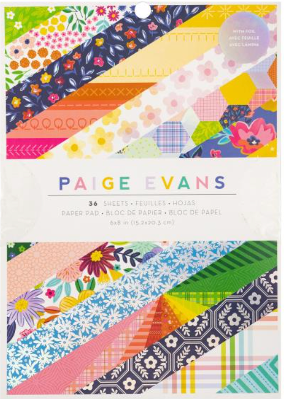 American Crafts 6x8 Paige Evans Blooming Wild Paper Pad {B613}