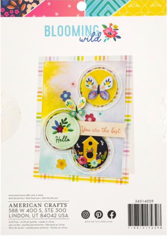 American Crafts 6x8 Paige Evans Blooming Wild Paper Pad {B613}