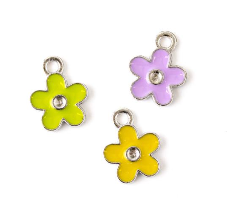 American Crafts Paige Evans Blooming Wild Flower Charms {G194}