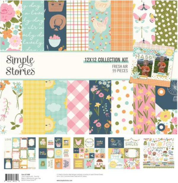 Simple Stories 12x12 Fresh Air Collection Kit {B515}