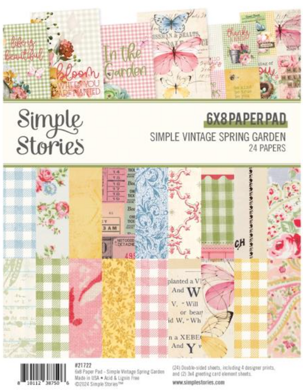 Simple Stories 6x8 Simple Vintage Spring Garden Paper Pad