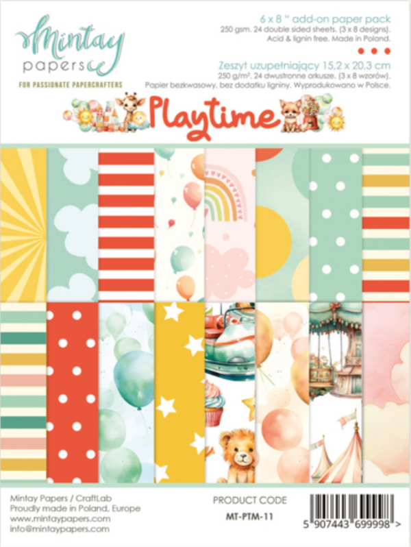 Mintay 6x8 Playtime Paper Pad