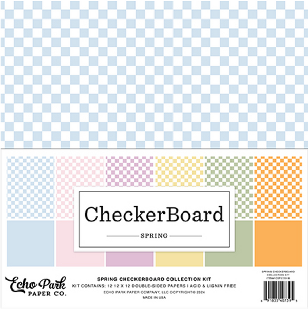 Echo Park 12x12 Spring Checkerboard Collection Kit {B106}