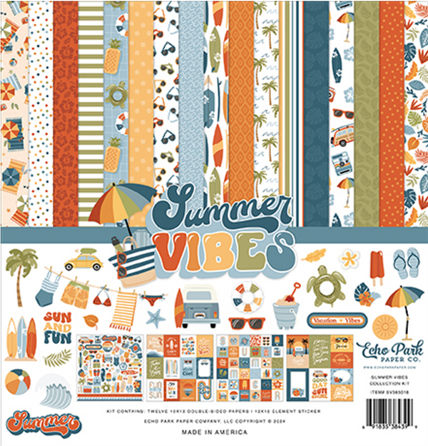 Echo Park 12x12 Summer Vibes Collection Kit {C100}