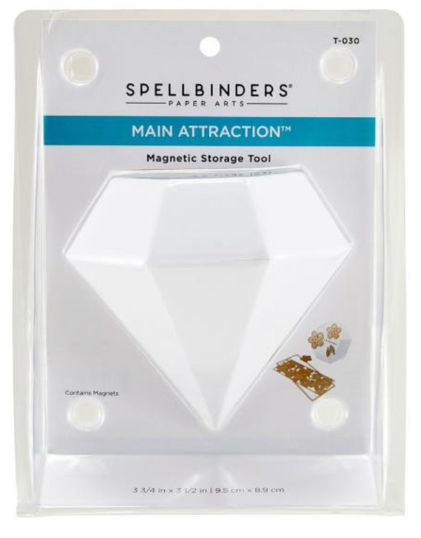 Spellbinders Main Attraction White Magnetic Storage Tool {K118}