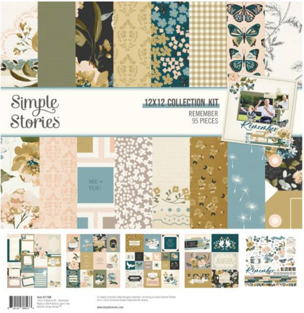 Simple Stories 12x12 Remember Collection Kit {B300}
