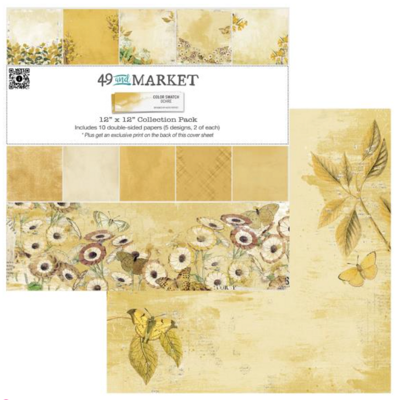 49 and Market 12x12 Color Swatch Ochre Collection Kit {F705}