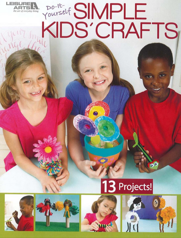Leisure Arts Do-It-Yourself Simple Kids' Crafts Book