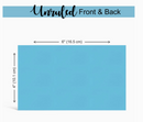 Three Leaf 4x6 Blue UNRULED Index Cards {B16}
