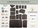 Craftreat Black Gate Fold Folio {C917}