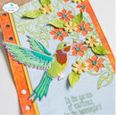 Elizabeth Craft Designs Layered Hummingbird Metal Die Set {W40}