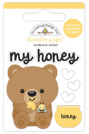 Doodlebug Design Bee Happy My Honey Doodle Pop 3D Stickers {G221}