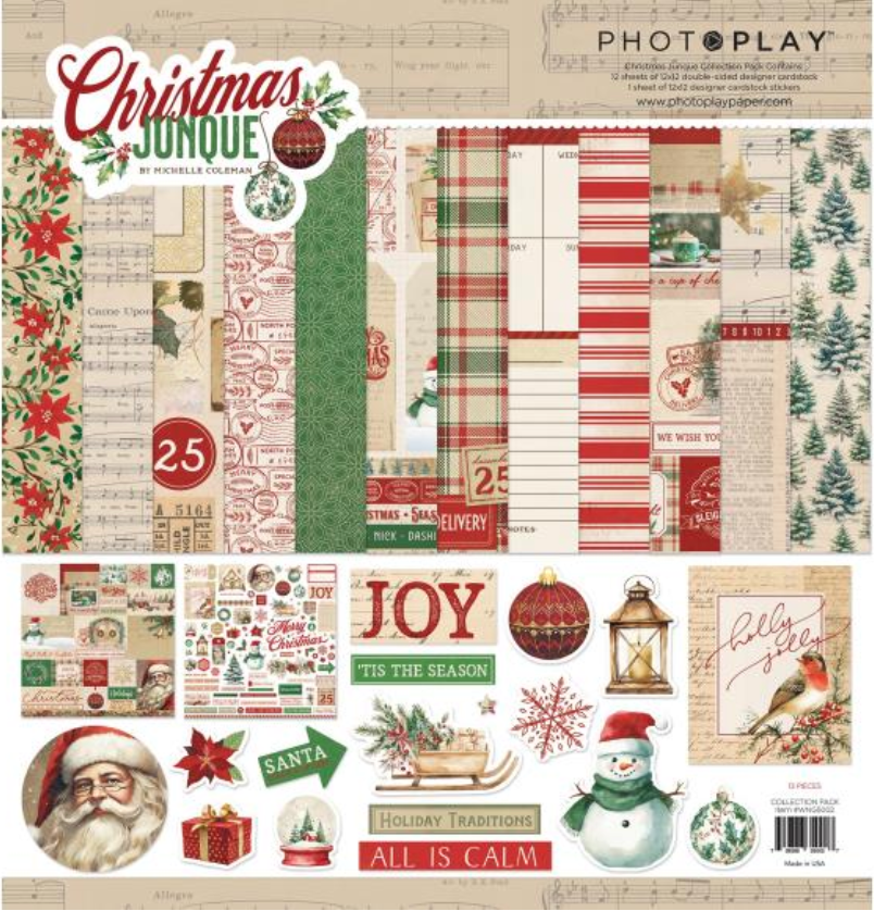 Photo Play 12x12 Christmas Junque Collection Pack {B114}