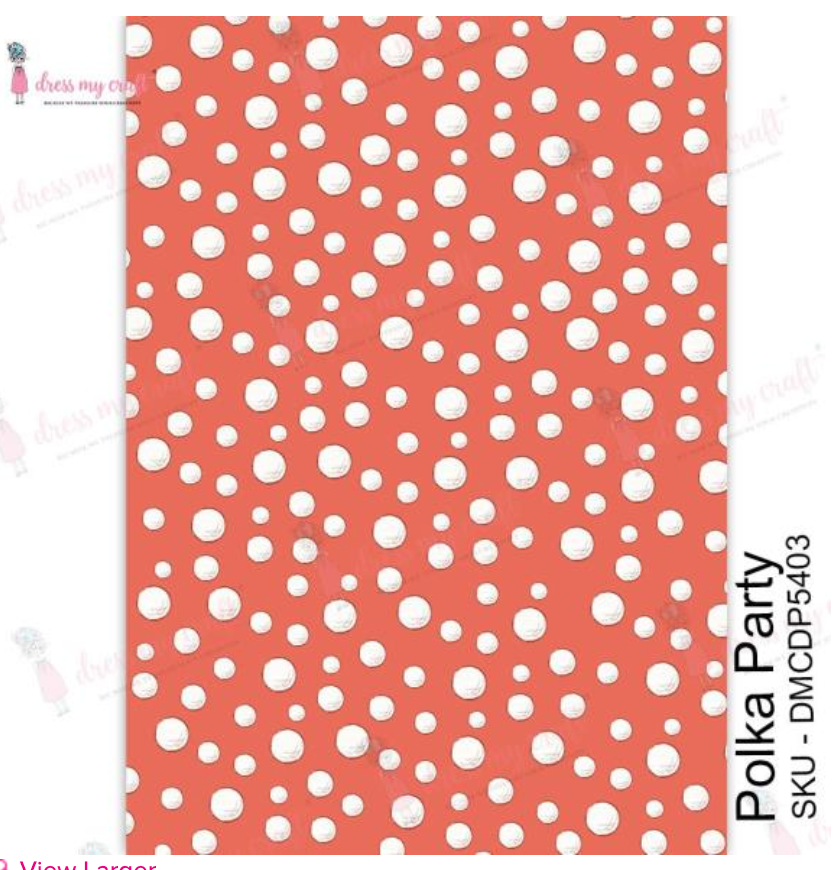 Dress My Craft A4 Polka Party Transfer Sheets F317 dress-my-craft-a4-polka-party-transfer-sheets-f317