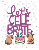 Lawn Fawn Giant Let's Celebrate Lawn Cuts Custom Craft Die {G188}