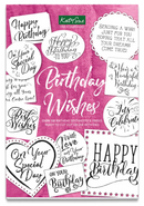 Paper Rose Studio A4 Stash Birthday Wishes Sentiments & Verses {B123}