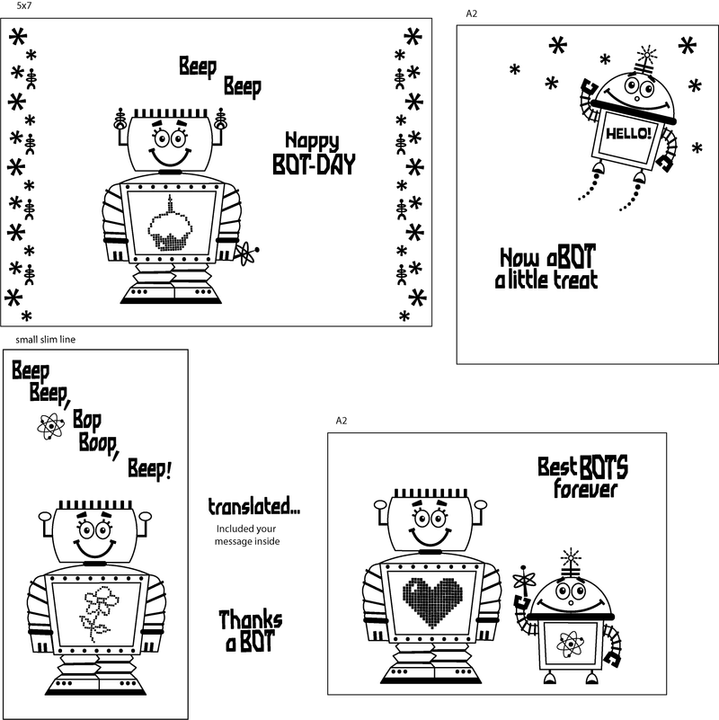 Maymay's All aBOT It 4x6 Stamp Set {A288}