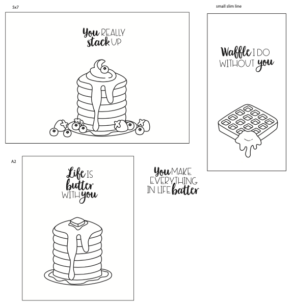 Maymay's Butter Up 4x6 Stamp Set {V31}