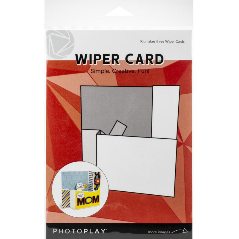 Photo Play Wiper Card 3/Pkg {C501}