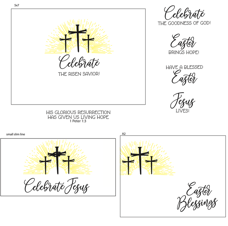 Maymay's Celebrate Jesus 4x6 Stamp Set {A255}