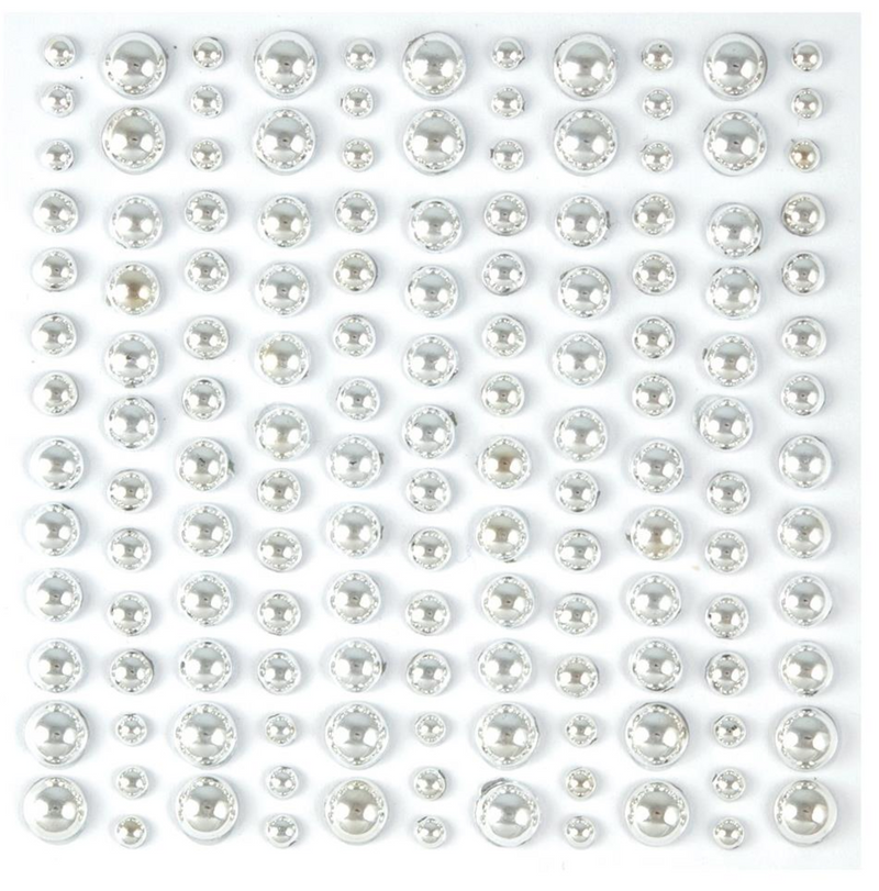 Craft Consortium Essential Adhesive Silver Pearls {G29}