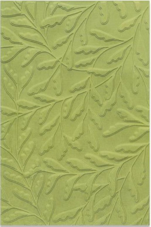 Sizzix Delicate Leaves Multi Level Textured Embossing Folder {W02}