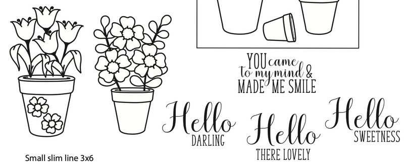 Maymay's A Happy Hello 4x6 Stamp Set {A29}