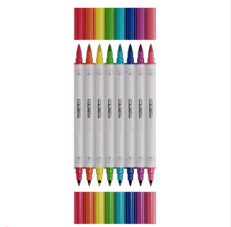 Spectrum Noir Colorista Vibrant Essentials Watercolor Markers {C403}