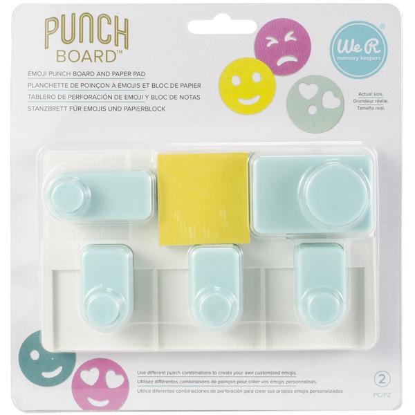 First look at Emoji Punch Board by We R Memory Keepers