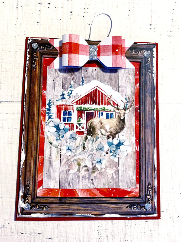 Maymay’s Mintay Paper Designer Michelle’s Hanging Frame Card