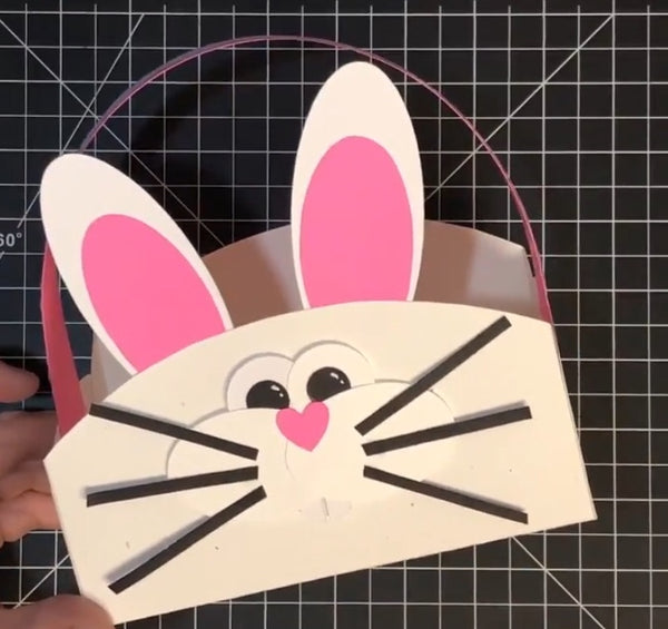 Bunny Basket Paper Plate Style Tutuorial