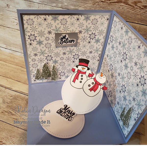 Maymay’s Pictorial Design Team POP Up Easel card
