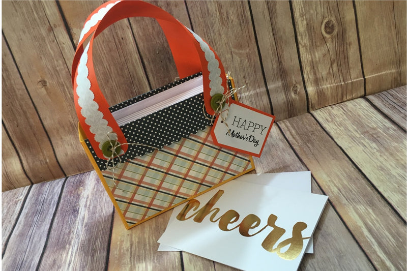 A2 Greeting Card Paper Purse Holder