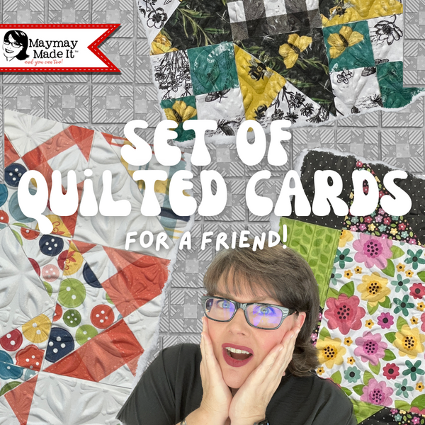 If QUILTING was this easy EVERYONE WOULD DO IT!  4 Quilt panels for a quick gift set!