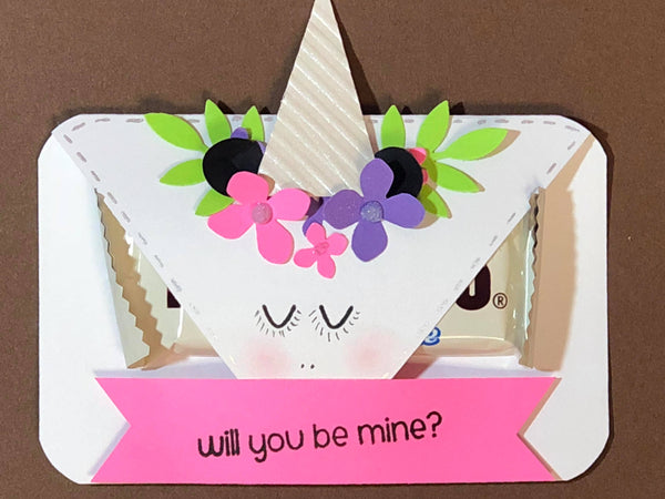 Unicorn Valentine Treat Holder Tutorial