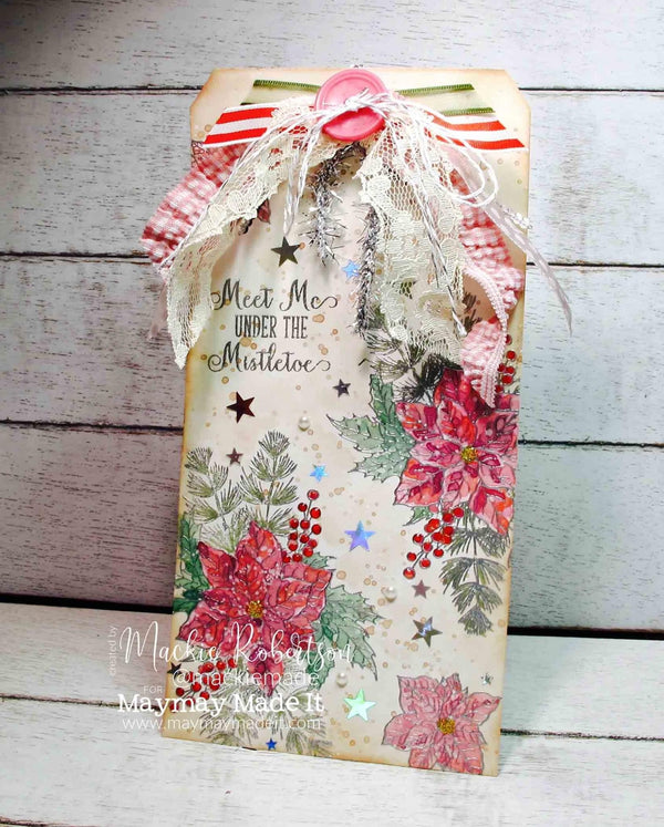 Maymay’s Pictorial Design Team Mackie’s Mixed Media Tag